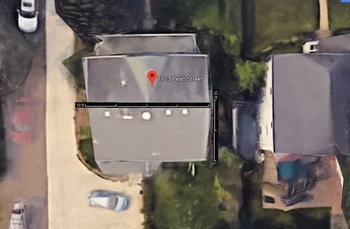Google map view of roof