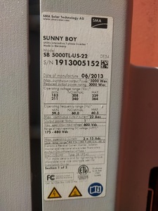SunnyBoy inverter