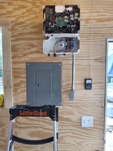 inverter installed on the wall
