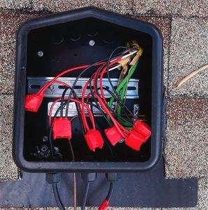 SolaDeck roof mounted junction box