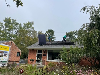 Installing the first panel