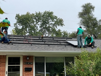 Installing the first panel