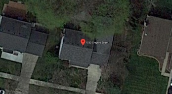 Roof before solar installation, Google Maps