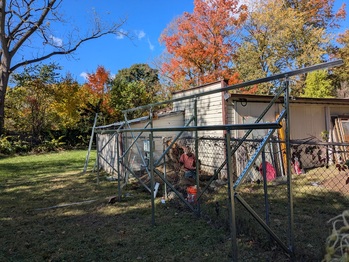 The ground mounted solar racking