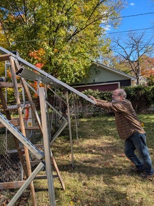 Installing the solar panels