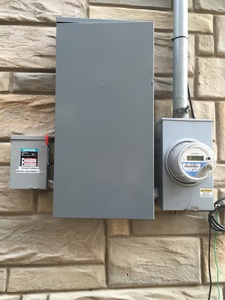 Solar disconnect and bidirectional meter
