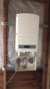 SolarEdge inverter installed
