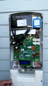 Inverter with the cover off