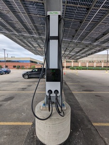 EV charger under the array
