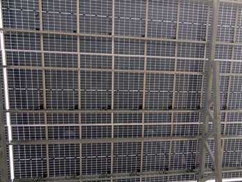 Finished solar array