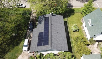 Finish solar installation