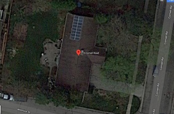 Final solar installation, Google Maps