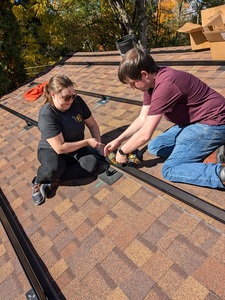 Installing the IronRidge rails