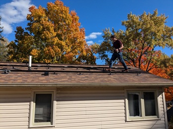 Installing the IronRidge rails