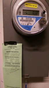 Passed the electrical inspection