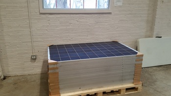 14 donated solar panels
