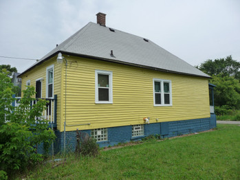 South side of the house