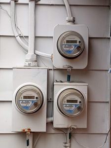 Location of utility meters