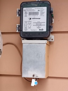 Utility company monitoring box
