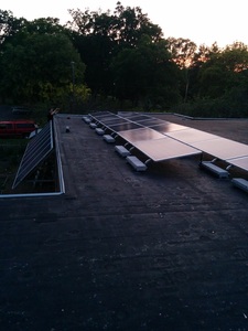 Final solar installation