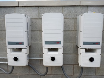 Three SolarEdge inverters