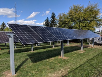 Adjustable solar panels