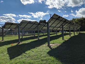 Finished solar project