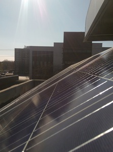 Finished solar installation