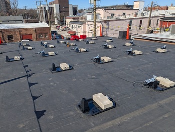 Some solar optimizers installed