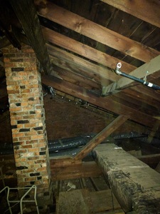 Looking SouthEast in the attic